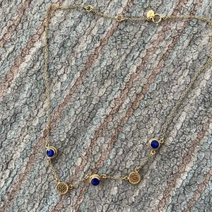 Lovely Anna Beck Lapis station necklace